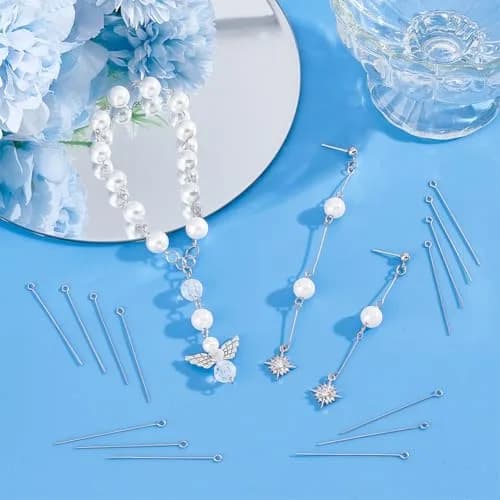 PH PandaHall Stainless Steel Head Pins 205 Pcs | Jewelry Making Supplies for DIY & Crafts thumbnail 5