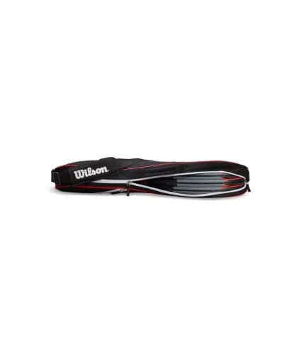 Wilson Advantage III Triple Tennis Racket Bag - Black/White/Red, Holds up to 3 Rackets | 77 cm (30 in) Bag thumbnail 3