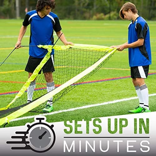 Franklin Sports Fiberglass Blackhawk Goal - Extra Large | Portable Backyard Soccer Net thumbnail 5