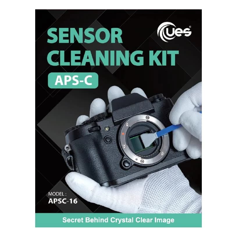 UES APS-C Camera Sensor Cleaning Kit 16mm (14 Swabs + 15ml Solution) | Professional Dust Removal for DSLR & Mirrorless thumbnail 8