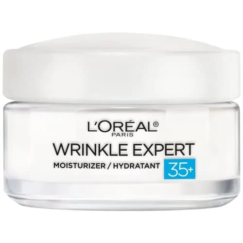L'Oreal Paris Wrinkle Expert 35+ Anti-Aging Face Moisturizer with Collagen 50ml (1.7 oz) | Dermatologist Tested for Sensitive Skin thumbnail 1