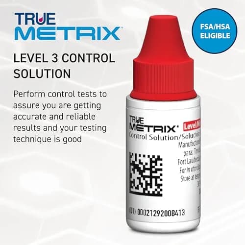 TRUE METRIX Control Solution Level 3 | 3 mL Bottle for Blood Glucose Testing thumbnail 3