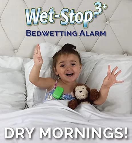 Wet-Stop3 Kit Bedwetting Alarm with Waterproof Bed Pad | Clinically Proven, Pediatric Designed, 6 Alarm Tones, Vibration, Waterproof Mattress Cover, 34" x 36" thumbnail 8