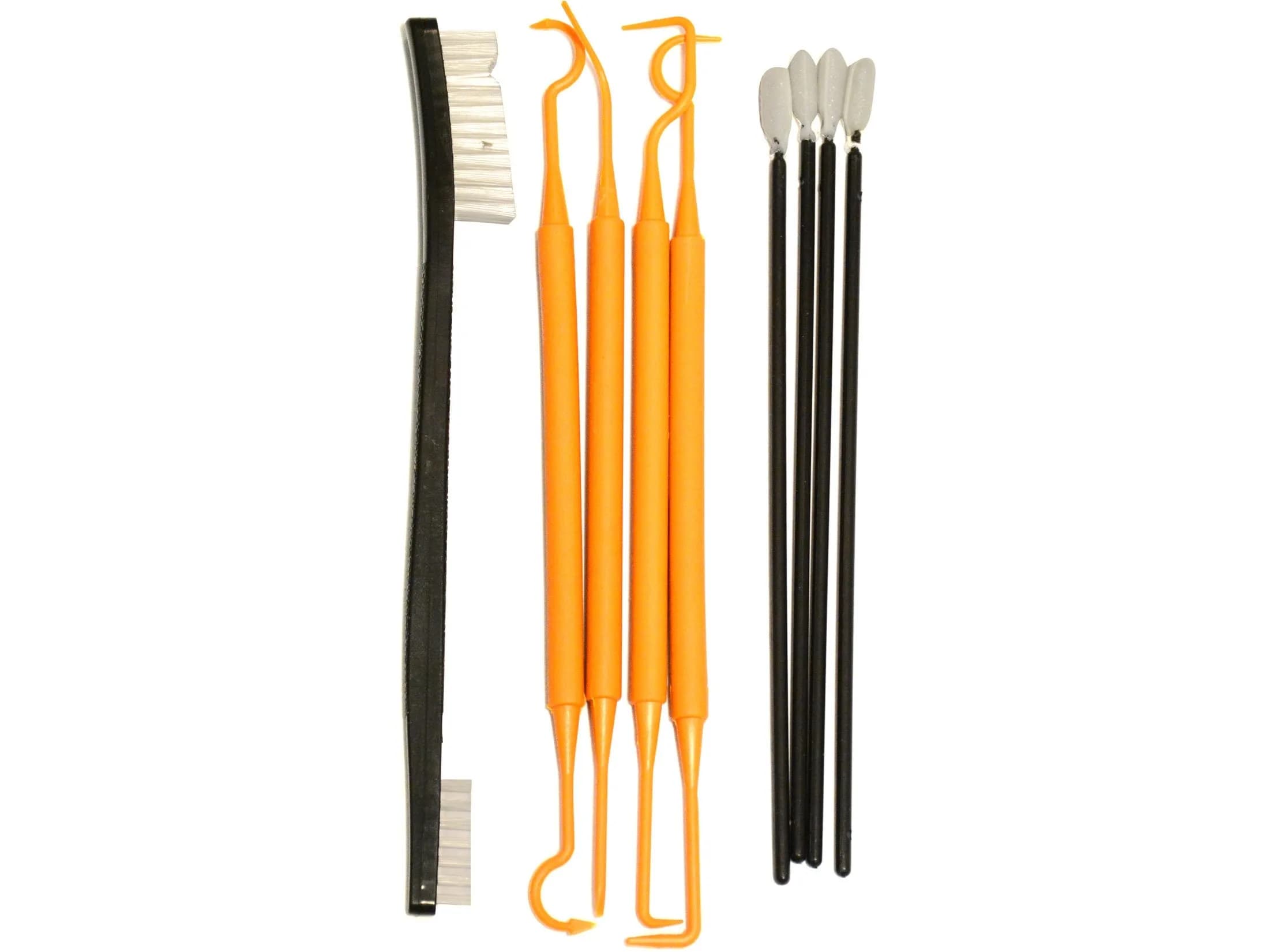 Hoppe's Gun Cleaning Kit with 4 Picks, Nylon Brush & 2 Swabs | Essential Firearm Maintenance Tool — Multi
