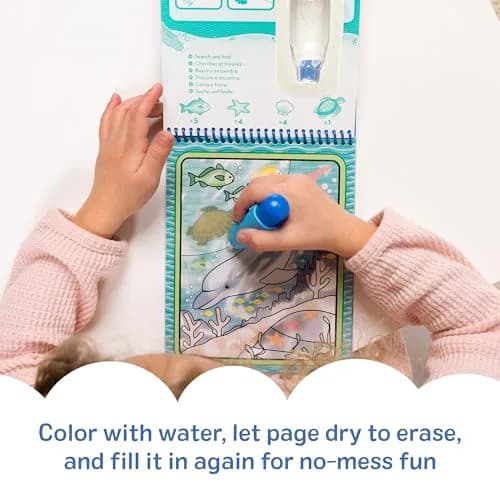 Melissa & Doug Water Wow! Under The Sea Activity Pad | Mess-Free Coloring for Ages 3+ thumbnail 4