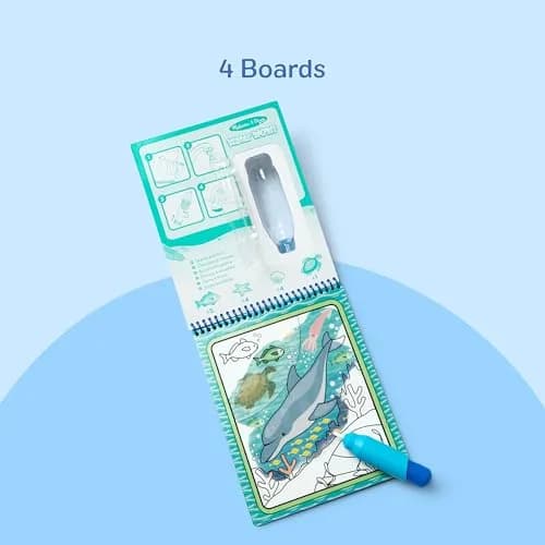 Melissa & Doug Water Wow! Under The Sea Activity Pad | Mess-Free Coloring for Ages 3+ thumbnail 6