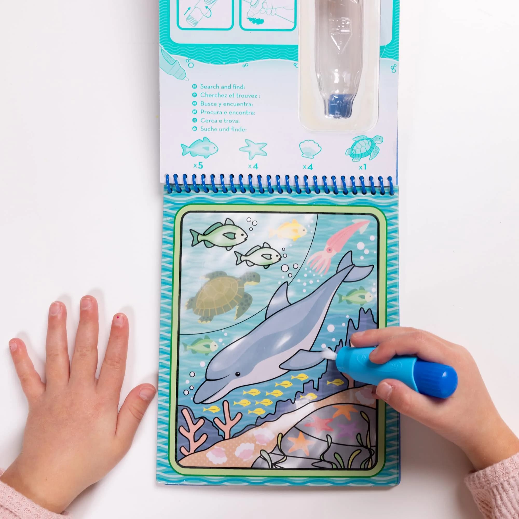 Melissa & Doug Water Wow! Under The Sea Activity Pad | Mess-Free Coloring for Ages 3+ - view 2