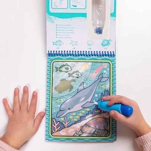 Melissa & Doug Water Wow! Under The Sea Activity Pad | Mess-Free Coloring for Ages 3+ thumbnail 2