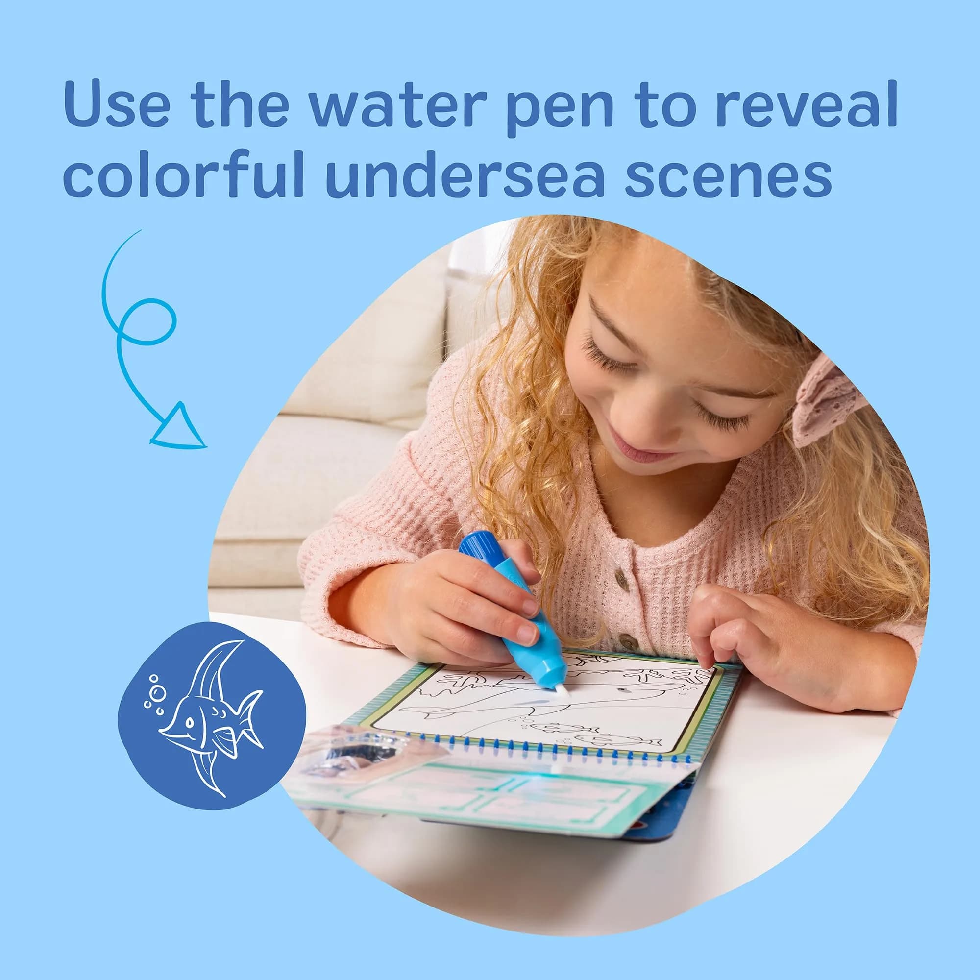 Melissa & Doug Water Wow! Under The Sea Activity Pad | Mess-Free Coloring for Ages 3+ - view 3