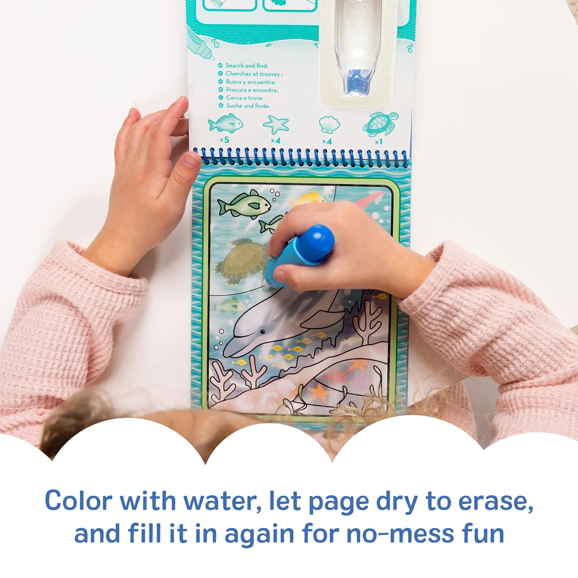 Melissa & Doug Water Wow! Under The Sea Activity Pad | Mess-Free Coloring for Ages 3+ - view 4