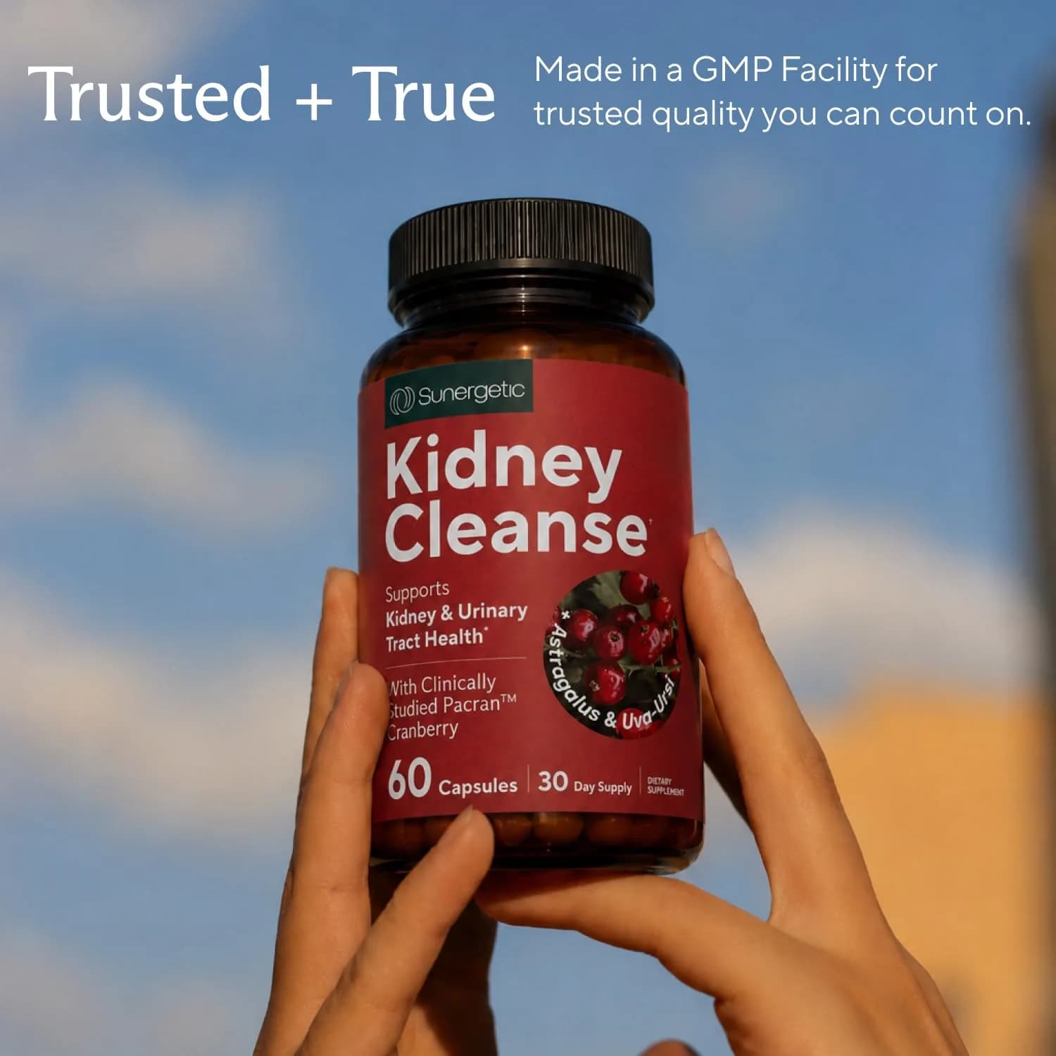 Sunergetic Kidney Cleanse Supplement 60 Capsules | Supports Healthy Kidneys & Urinary Tract - view 8
