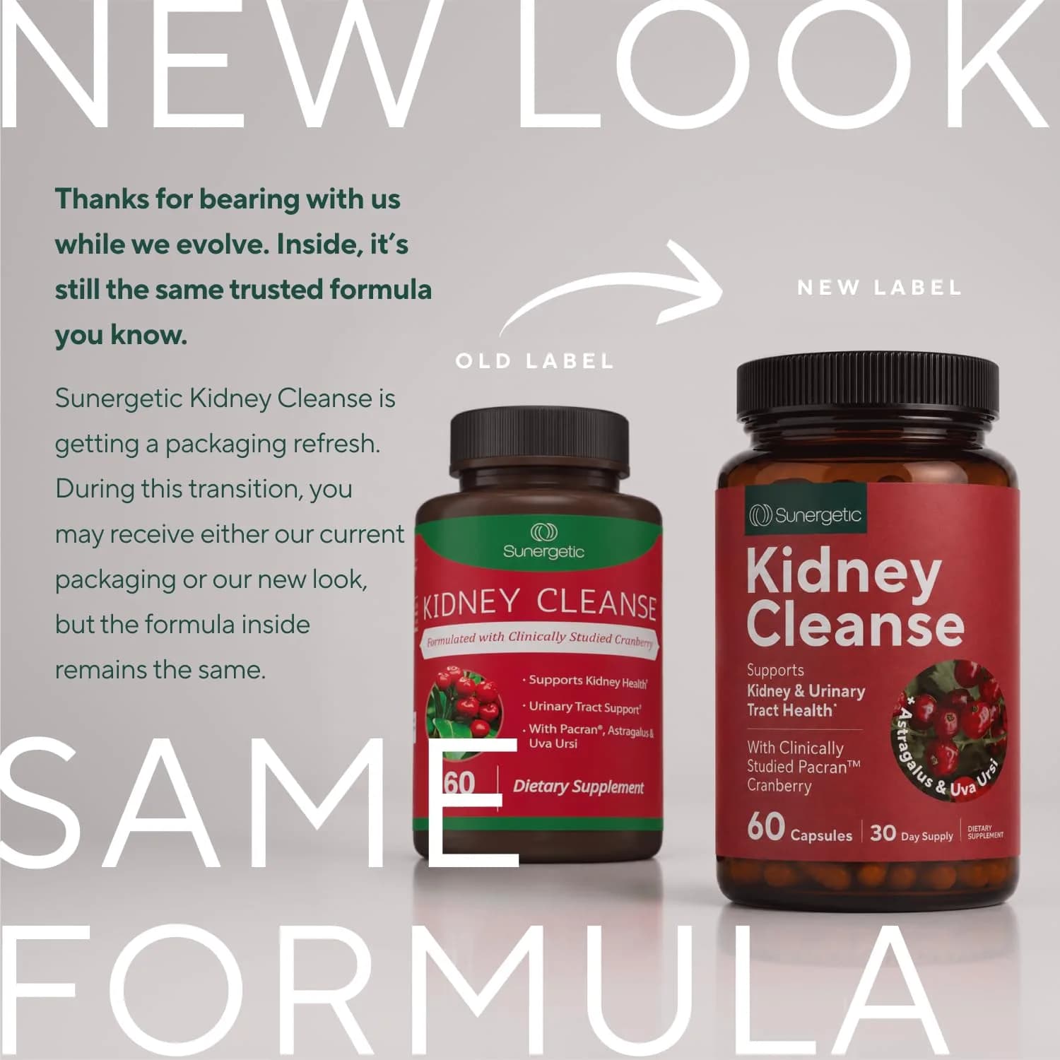 Sunergetic Kidney Cleanse Supplement 60 Capsules | Supports Healthy Kidneys & Urinary Tract - view 3