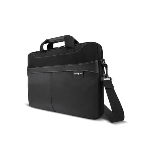 Targus Laptop Slim Briefcase for 15.6-inches | Water-Resistant, Lightweight, Professional thumbnail 1