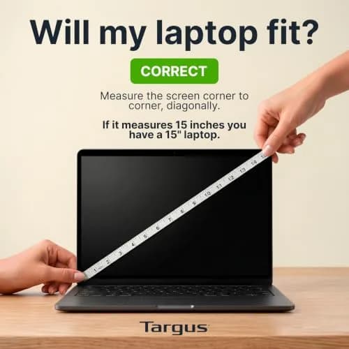 Targus Laptop Slim Briefcase for 15.6-inches | Water-Resistant, Lightweight, Professional thumbnail 7