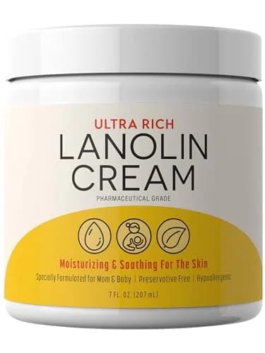 Sundance Lanolin Cream | 7 Fluid Ounces | Hypoallergenic & Preservative Free thumbnail 1