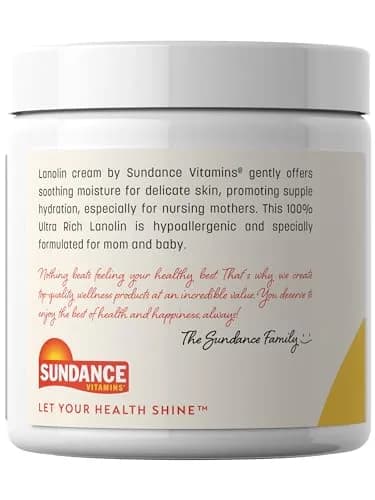 Sundance Lanolin Cream | 7 Fluid Ounces | Hypoallergenic & Preservative Free thumbnail 5