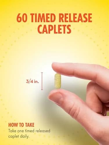 Sundance Vitamin C 1000mg with Rose Hips | 60 Coated Caplets | Timed Release, Vegetarian, Non-GMO thumbnail 4
