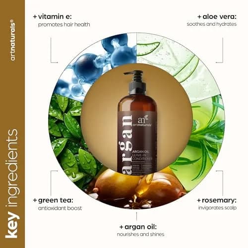 Artnaturals Argan Oil Leave-In Conditioner 12 fl oz | Hydrates & Repairs Dry Hair thumbnail 4