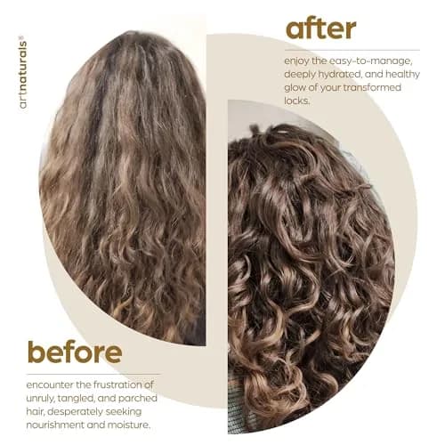 Artnaturals Argan Oil Leave-In Conditioner 12 fl oz | Hydrates & Repairs Dry Hair thumbnail 5