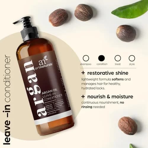 Artnaturals Argan Oil Leave-In Conditioner 12 fl oz | Hydrates & Repairs Dry Hair thumbnail 2