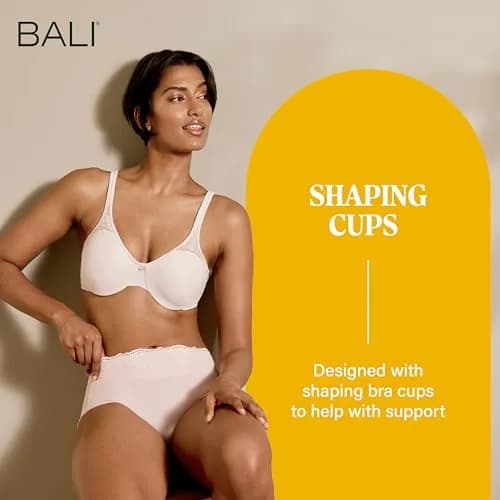 Bali Passion For Comfort Minimizer Underwire Bra 40DD | Supports & Shapes with Supportive Fit thumbnail 7