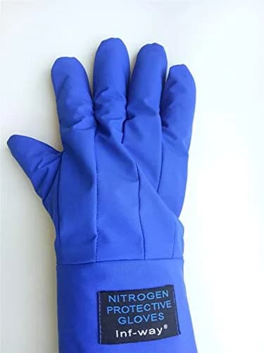 Inf-way Blue Shoulder Length/27" Cryogenic Gloves for Extreme Cold Protection thumbnail 3