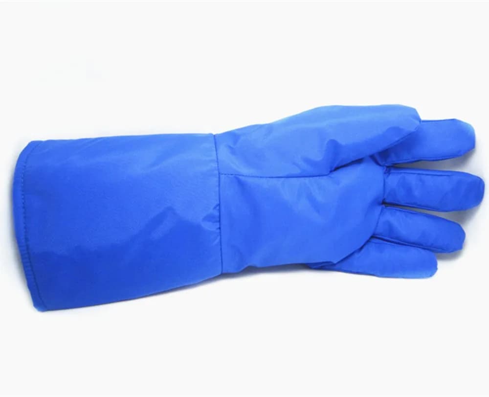 Inf-way Blue Mid Arm Length/15" Cryogenic Gloves for Extreme Cold Protection - view 2