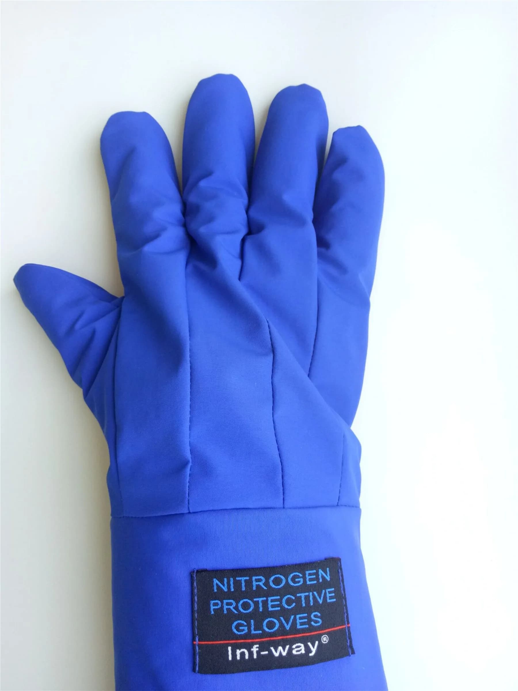 Inf-way Blue Mid Arm Length/15" Cryogenic Gloves for Extreme Cold Protection - view 4
