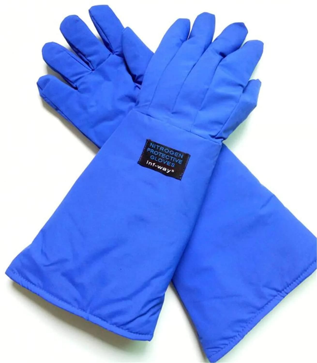 Inf-way Blue Elbow Length Cryogenic Gloves - 19" for Extreme Cold Protection - view 4