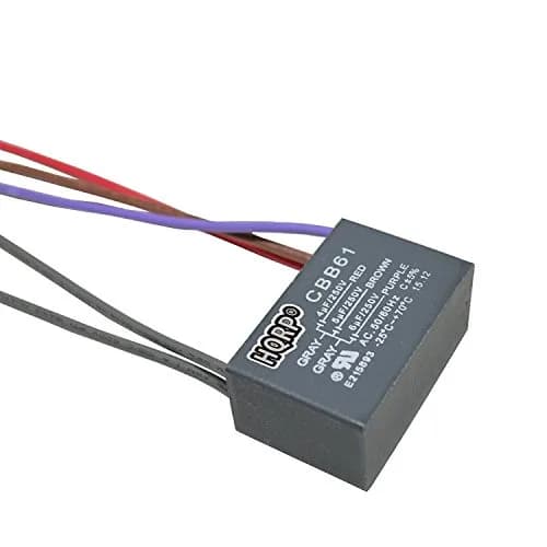 HQRP 4uf+5uf+6uf 5-Wire Motor Capacitor 250VAC (15µF Total) | UL Listed Replacement for Harbor Breeze Ceiling Fans thumbnail 1