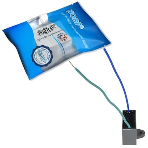 HQRP Capacitor Compatible with Harbor Breeze Ceiling Fan 10uf 2-Wire | UL Listed, 250VAC, Black thumbnail 2