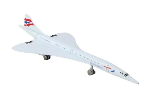 Daron British Airways Concorde Single Plane Toy , White Small | Die-Cast Model for Kids & Collectors thumbnail 6