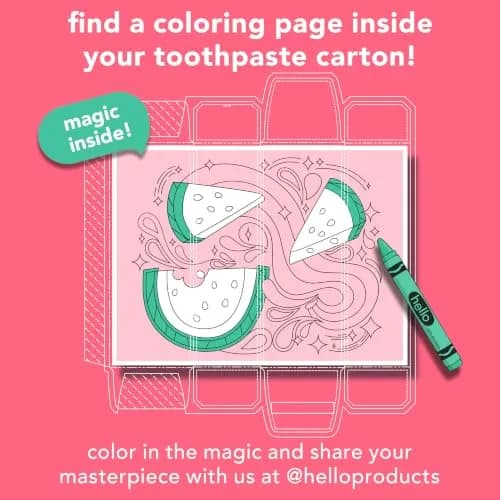 hello Kids Fluoride Free Toothpaste Fresh Watermelon 125ml (4.2 oz) | Removes Plaque, Polishes Teeth thumbnail 6