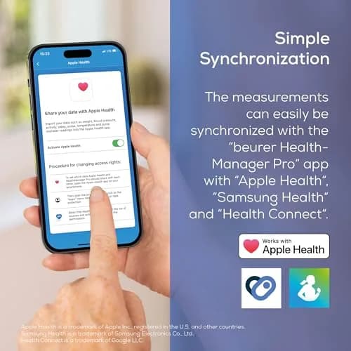Beurer BM27 Blood Pressure Monitor with Universal Cuff 22-42cm (8.7-16.5") | 4 User Profiles, App Sync thumbnail 6