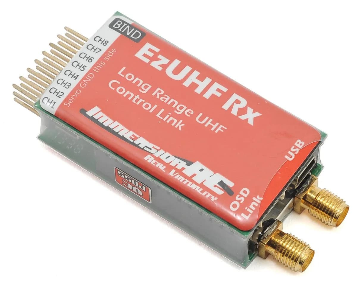 Snnisttek ImmersionRC EzUHF 8-channel Diversity Receiver | 433MHz/70cm Ham Band, FHSS Link, SMA Connectors