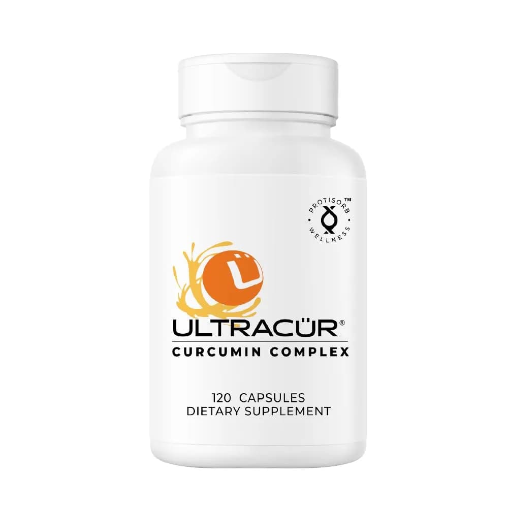 UltraCur Curcumin Complex Supplement - 600 mg Bioavailable Turmeric Capsules for Joint, Muscle & Brain Support, 120 Vegetarian Capsules