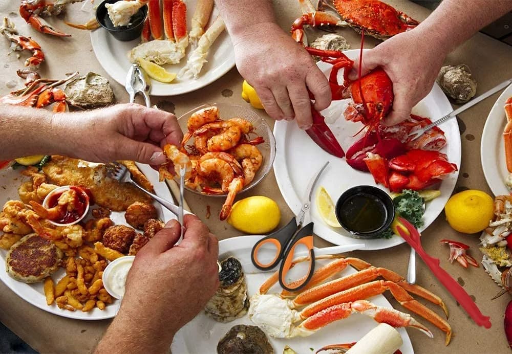 HIWARE Lobster Crackers and Picks Set, 10-Piece Stainless Steel Seafood Tools | Dishwasher Safe - view 8