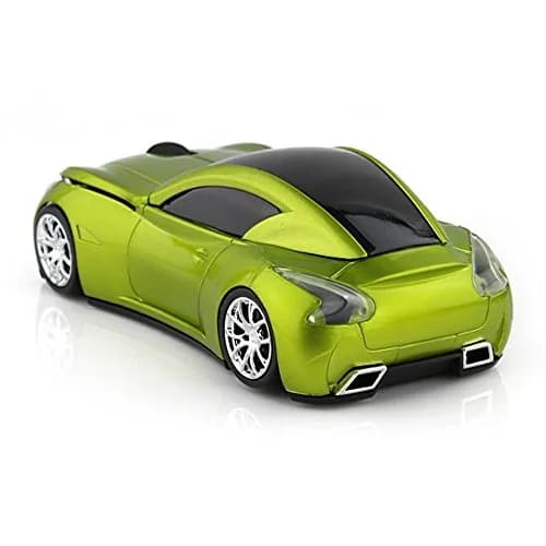 MGbeauty Sports Car Wireless Mouse | 1600 DPI Optical, 3 Buttons, LED Lights, 2.4GHz Wireless thumbnail 2