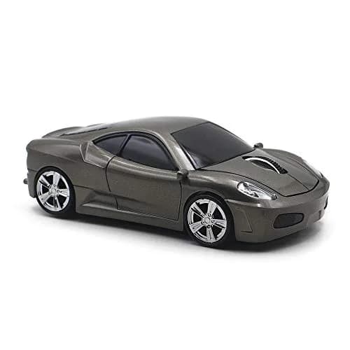 MGbeauty Wireless Mouse Sports Car Shape 120x60x35mm | 1600 DPI, Plug & Play, Compatible with Windows & Mac thumbnail 1