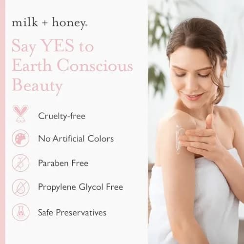 milk + honey Body Lotion No. 16, Pink Grapefruit Bergamot Cardamom, 8 oz | Ultra-Nourishing Moisturizer for All Skin Types thumbnail 5