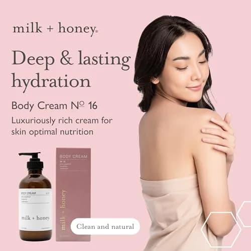 milk + honey Body Lotion No. 16, Pink Grapefruit Bergamot Cardamom, 8 oz | Ultra-Nourishing Moisturizer for All Skin Types thumbnail 2