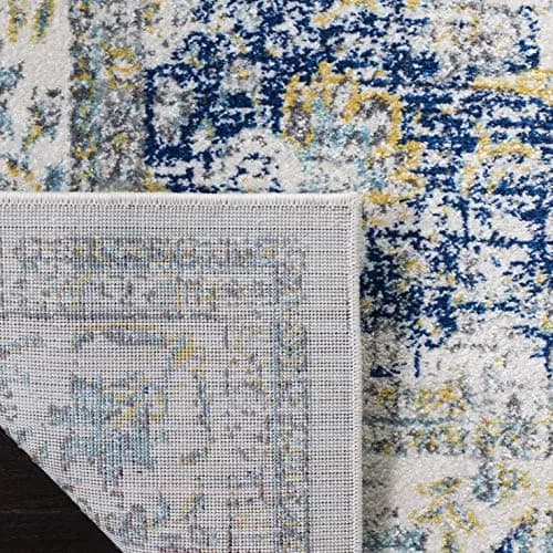 SAFAVIEH Evoke Runner Rug 2'2"x9', Traditional Ivory & Blue | Vintage Oriental Style, 3/8" Low Pile, Durable Polypropylene thumbnail 7