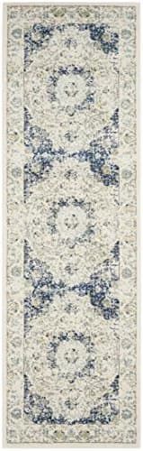 SAFAVIEH Evoke Runner Rug 2'2"x9', Traditional Ivory & Blue | Vintage Oriental Style, 3/8" Low Pile, Durable Polypropylene thumbnail 2