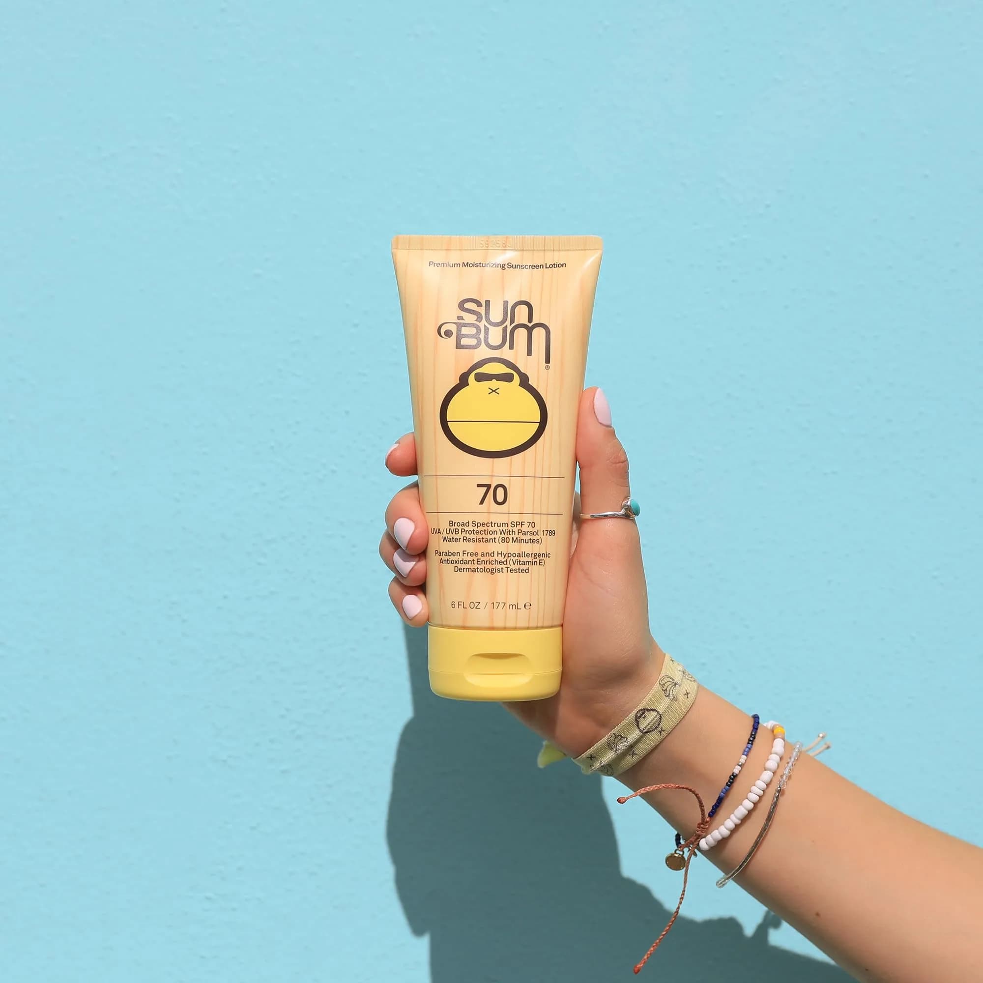 Sun Bum Original Moisturizing Sunscreen SPF 70 Lotion 177ml (6 Fl Oz) | Broad Spectrum UVA/UVB Protection - view 2