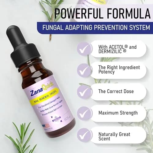 Zanaquick Extra Strength Toenail & Fingernail Repair Drops 0.5 Fl Oz (2 Pack) | Supports Healthy Nails thumbnail 4
