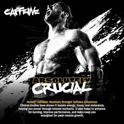 Mutant Caffeine Maximum Strength 200mg | 240 Tablets for Energy & Endurance thumbnail 3