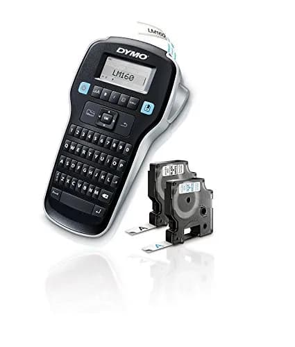 DYMO LabelManager 160 Label Maker with 2 D1 Label Tapes - Portable, QWERTY Keyboard - main product image