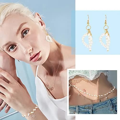 PH PandaHall 4mm Pearl Beads 1000 pcs Cream White | Smooth Satin Luster Jewelry Spacer Beads thumbnail 4