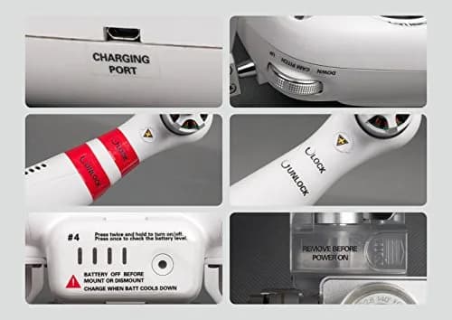 SummitLink Sticker Set for Phantom 3 Standard Transmitter | High Contrast ID Marking Decal thumbnail 3