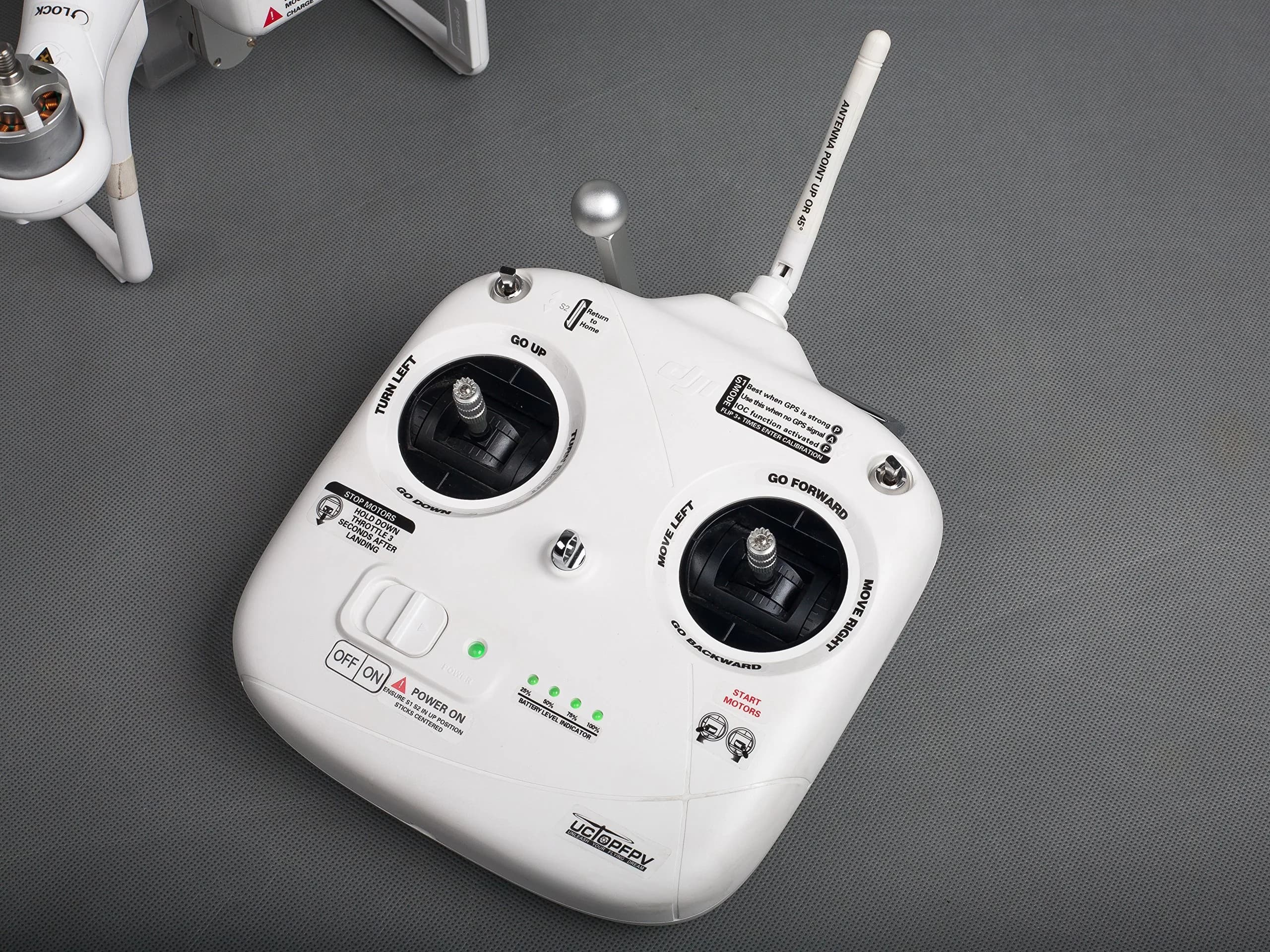 SummitLink Sticker Set for Phantom 3 Standard Transmitter | High Contrast ID Marking Decal - view 4